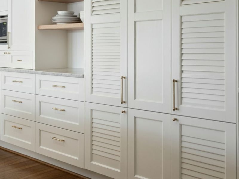 Louvered Cabinet Doors