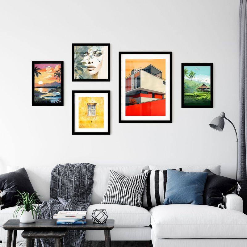 Primary Color Art Gallery Wall