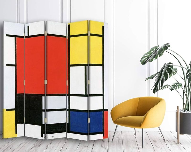 Mondrian-Inspired Room Divider