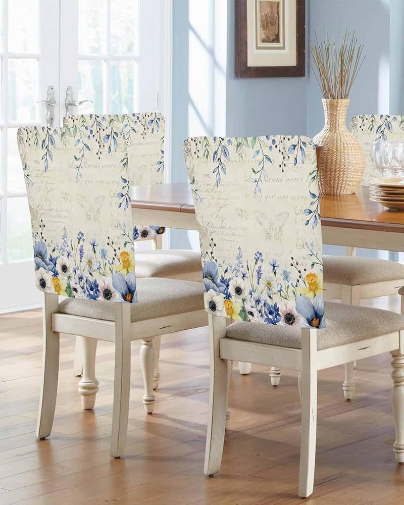 Botanical Print Dining Chairs
