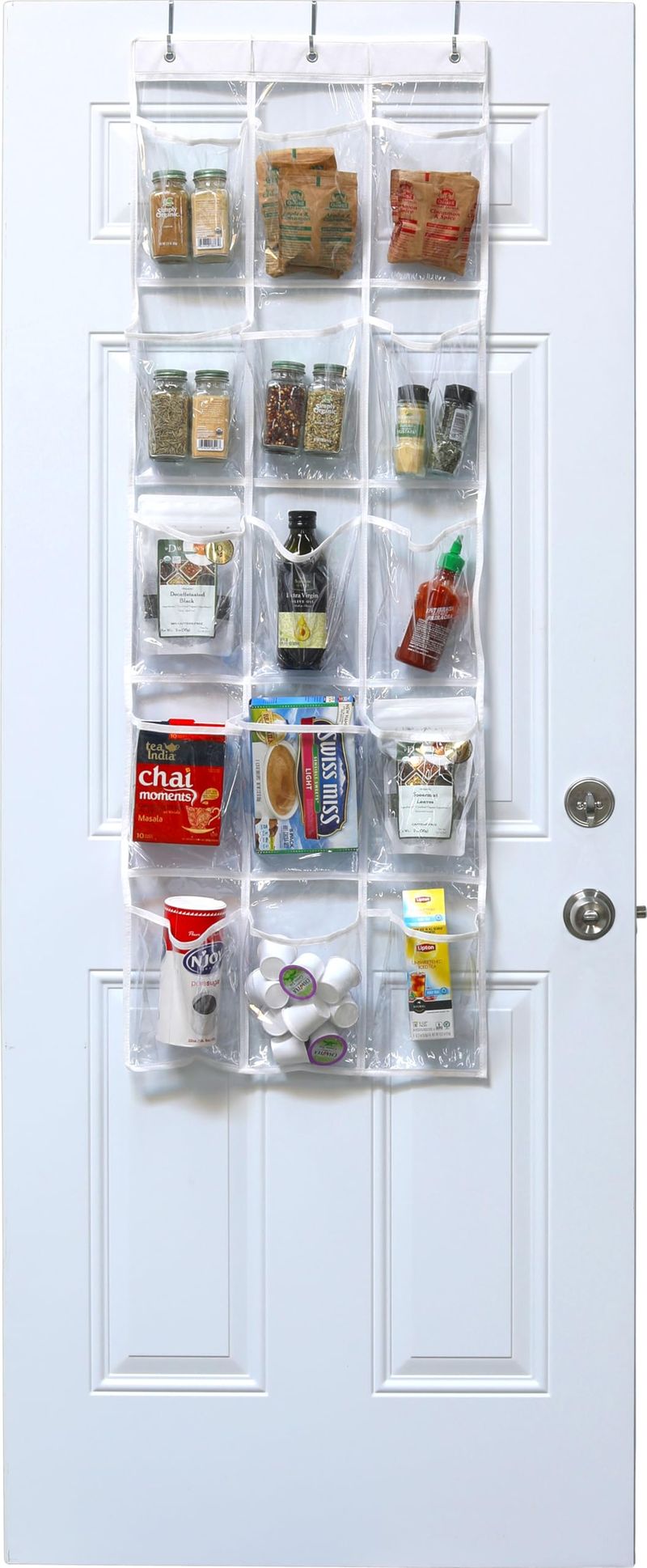 Shoe Organizers for Packaged Snacks