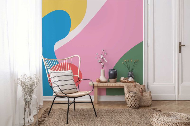 Color-Blocking Walls