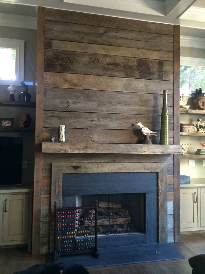 Reclaimed Barn Wood Surround