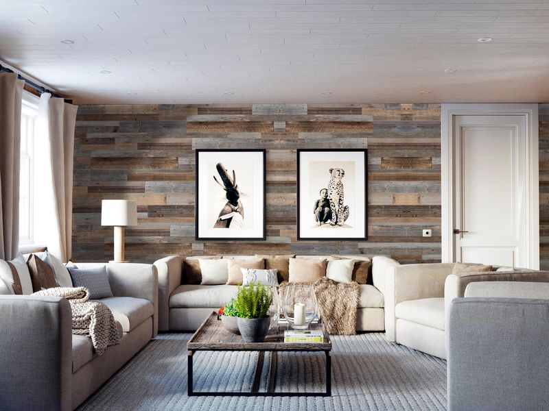 Textural Accent Wall
