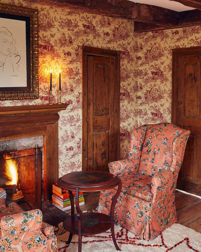 Nook By The Fireplace