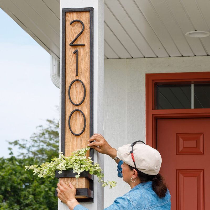 Install House Numbers with Style