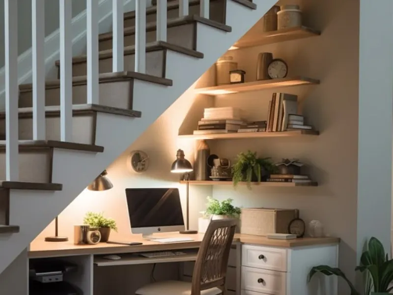 Use The Space Under Stairs