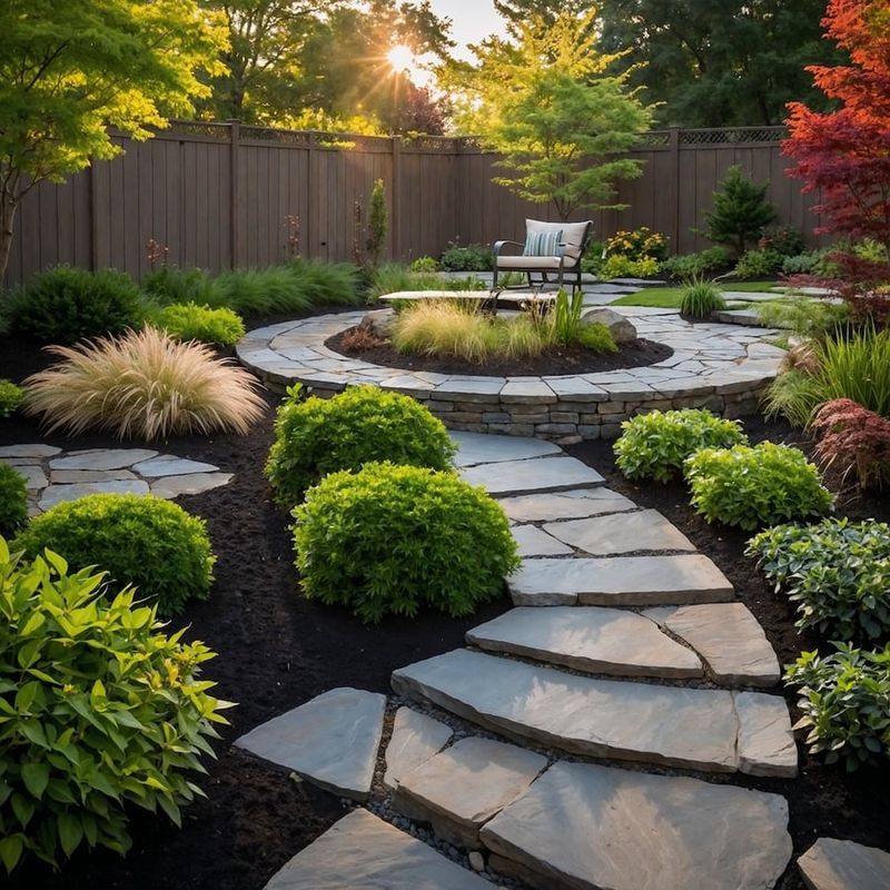 Balance Hardscaping With Greenery