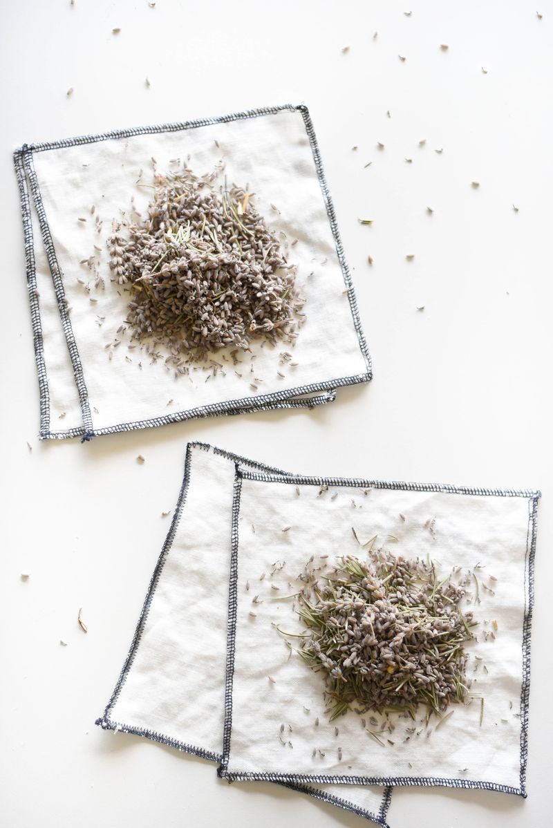 Scatter Dried Herbs Under Fitted Sheets