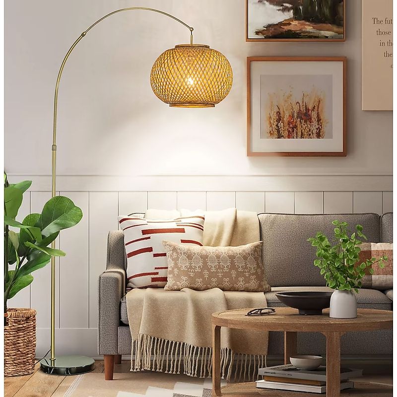 Showcase a Dramatic Floor Lamp