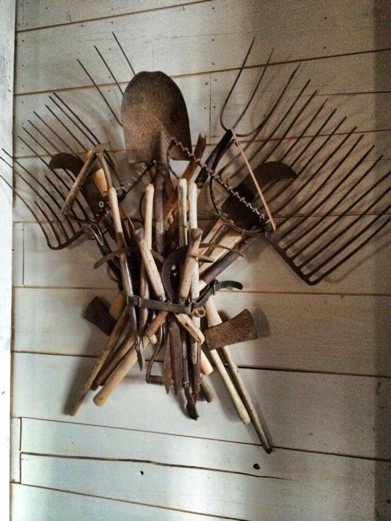 Incorporate Antique Garden Tools