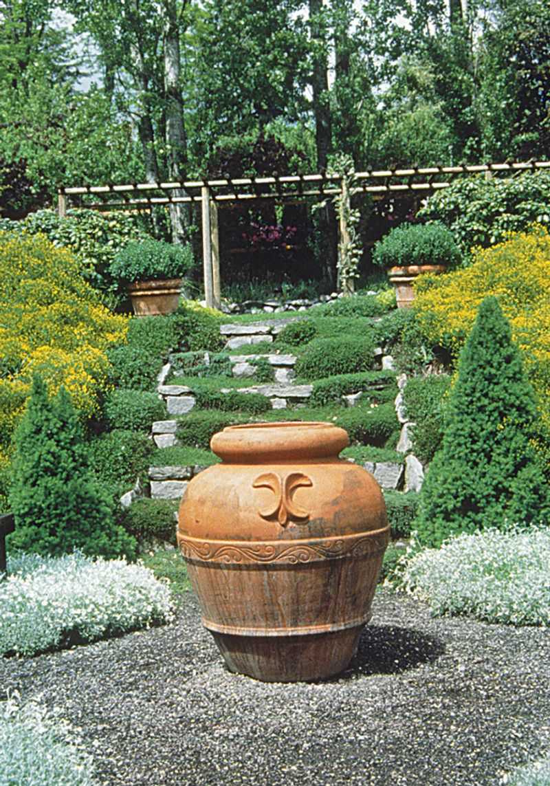 Use Oversized Planters Sparingly