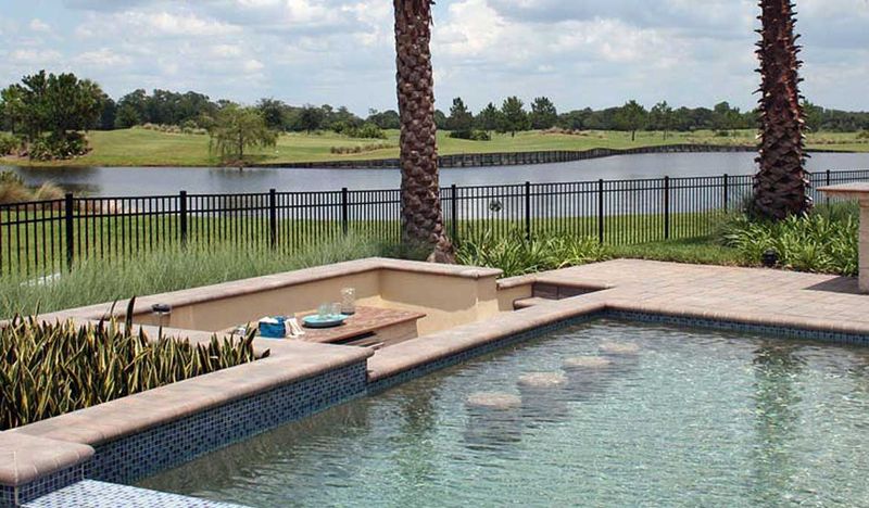 Pool-Friendly Aluminum Safety Fencing