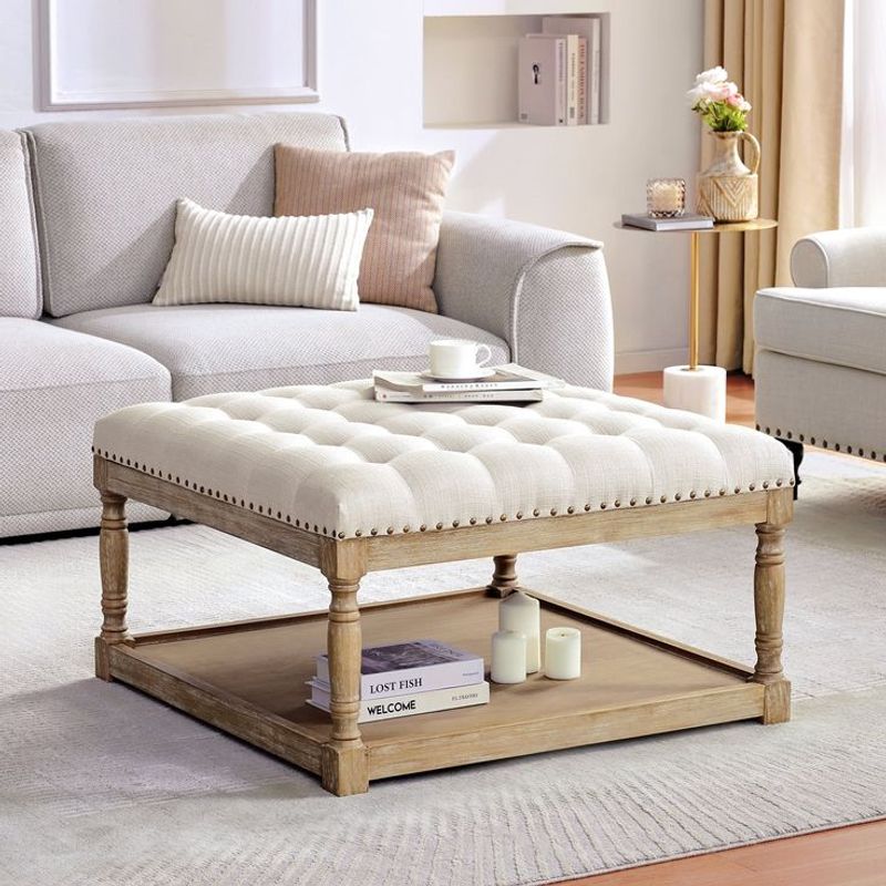 Tufted Ottomans That Multitask Better Than You Do
