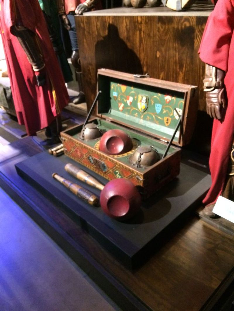 Quidditch Equipment Display