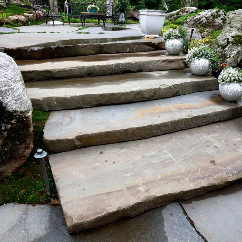 Stone Slab Steps: Monolithic Mountain Path