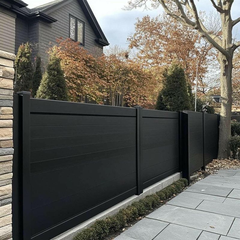 Privacy Panel Aluminum Fences