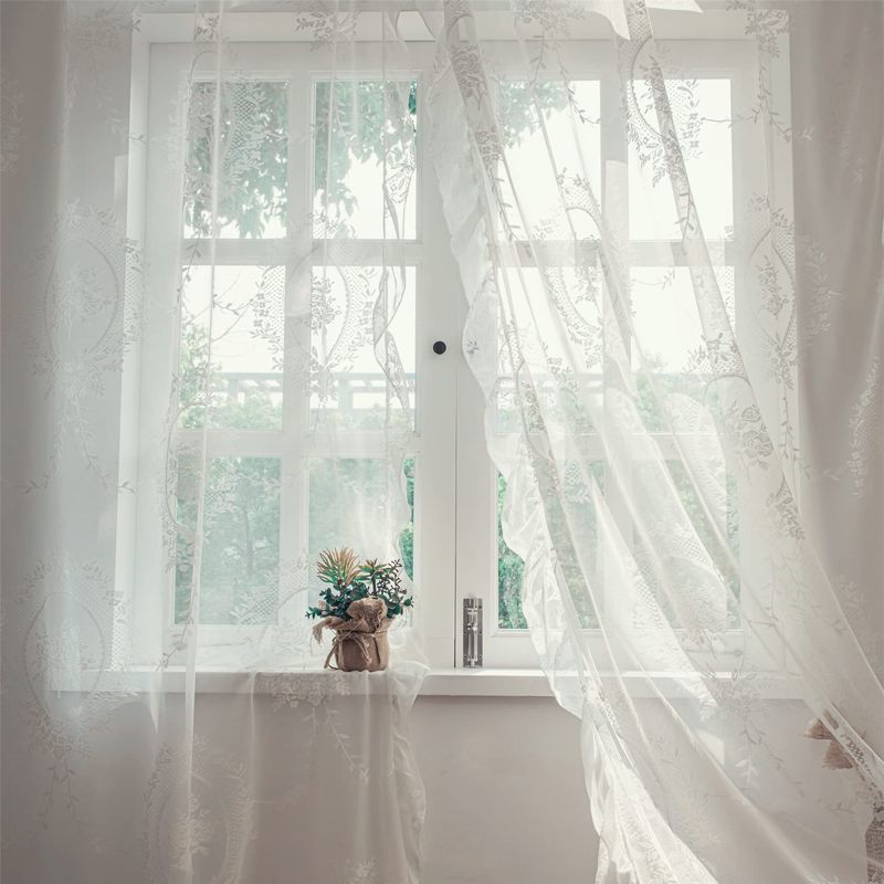 Hang Sheer, Floor-Length Curtains