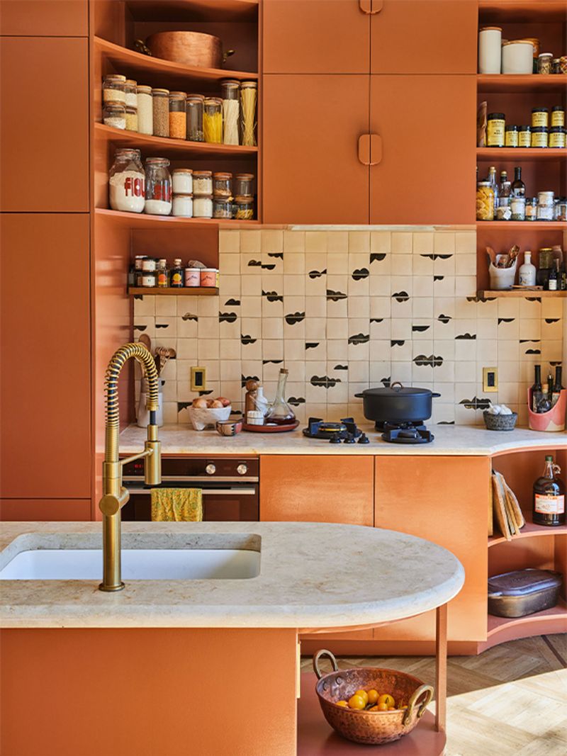 Terracotta-Inspired Orange-Brown