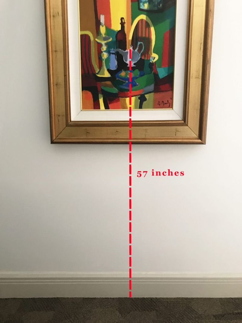 Improper Art Hanging Height