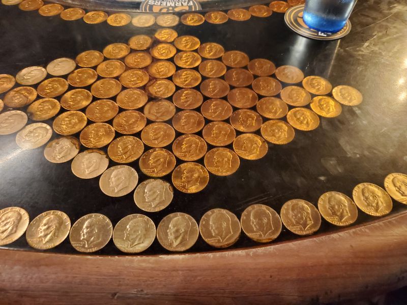 Embedded Memorabilia For Bar Tops