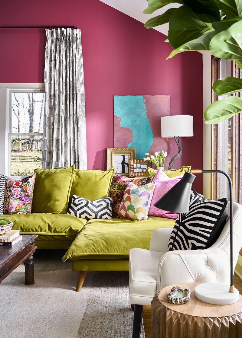Lime Green and Hot Pink