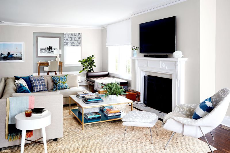TV Above Fireplace