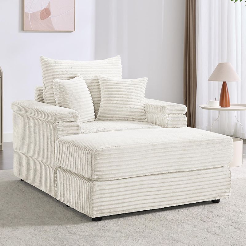 Oversized Reading Chair-and-a-Half