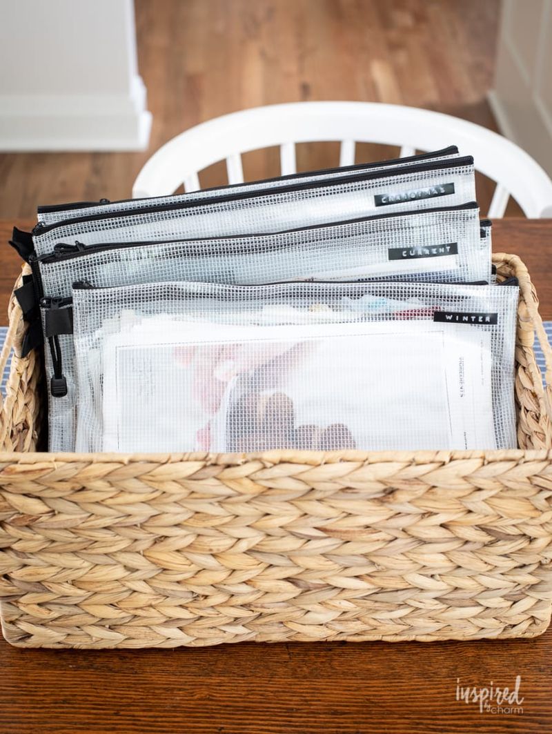 Overflowing Magazine Basket