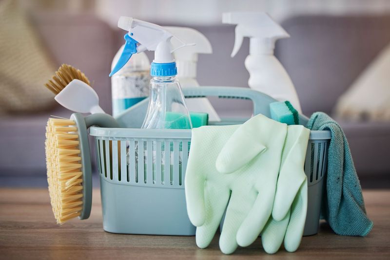Keeping Cleaning Supplies Where Used