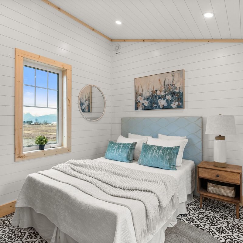 Elegant Loft Bedroom