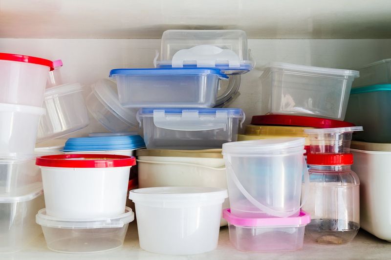 Mismatched Food Storage Containers