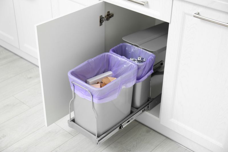 FAIL #4: Visible Trash Cans