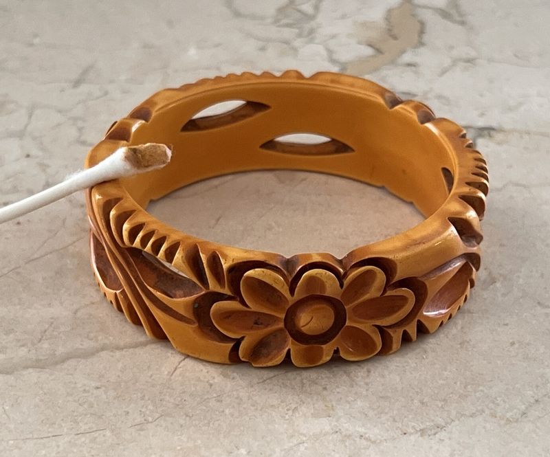 Chipped Bakelite Jewelry