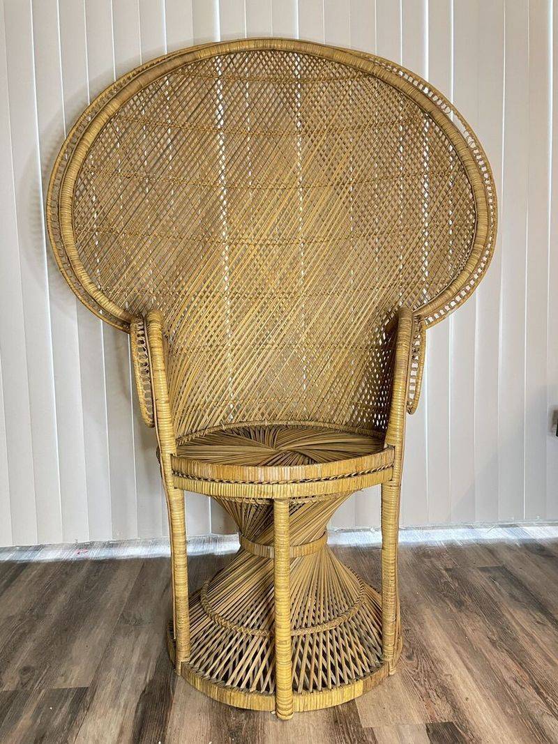 Wicker Peacock Chairs