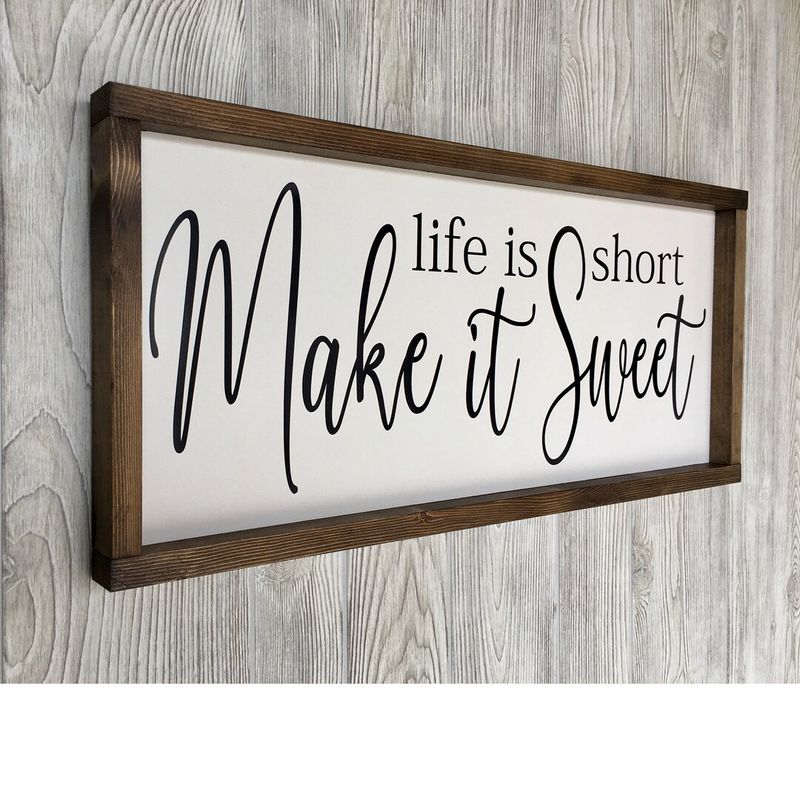 Rustic Signs with Cutesy Phrases