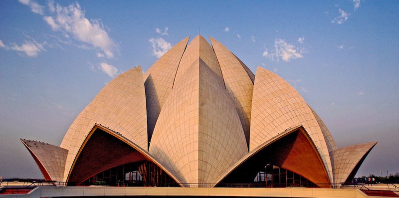 Lotus Temple: Sacred Geometry in Bloom