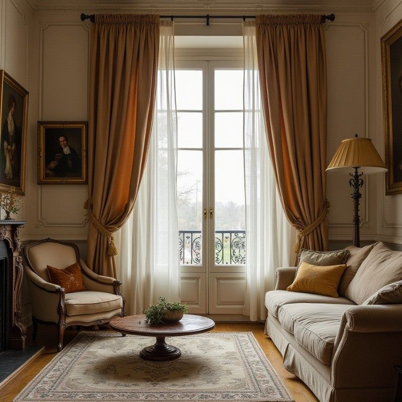 Layered Window Treatments