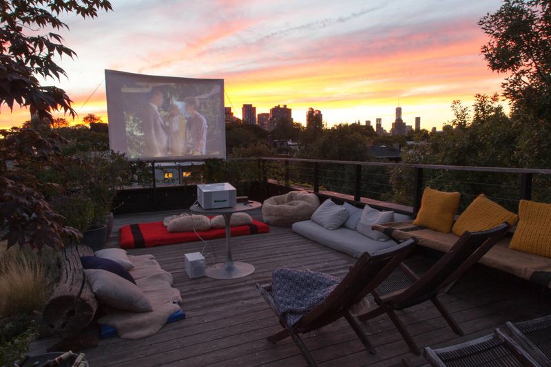 Outdoor Theater Setup