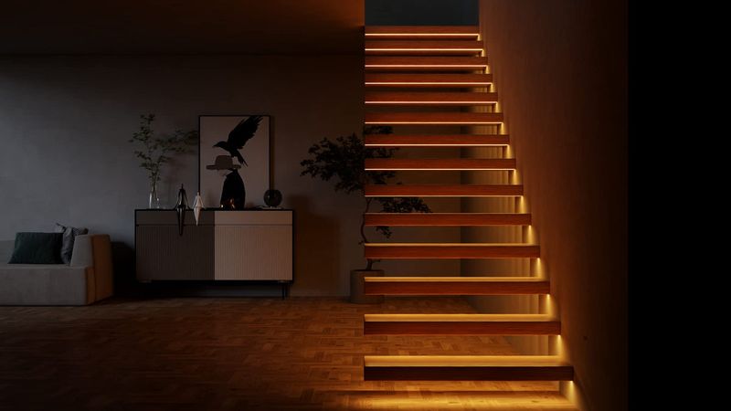 Staircase Light Rivers