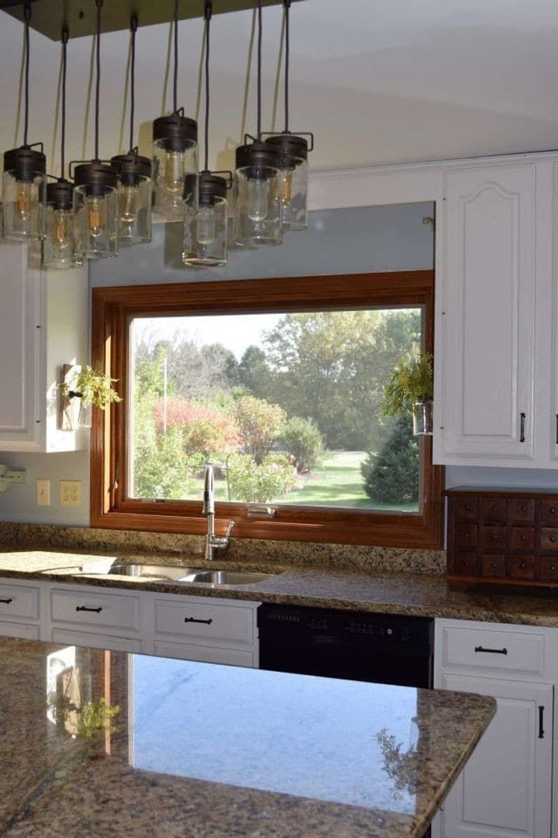 Picture Windows Above Countertops