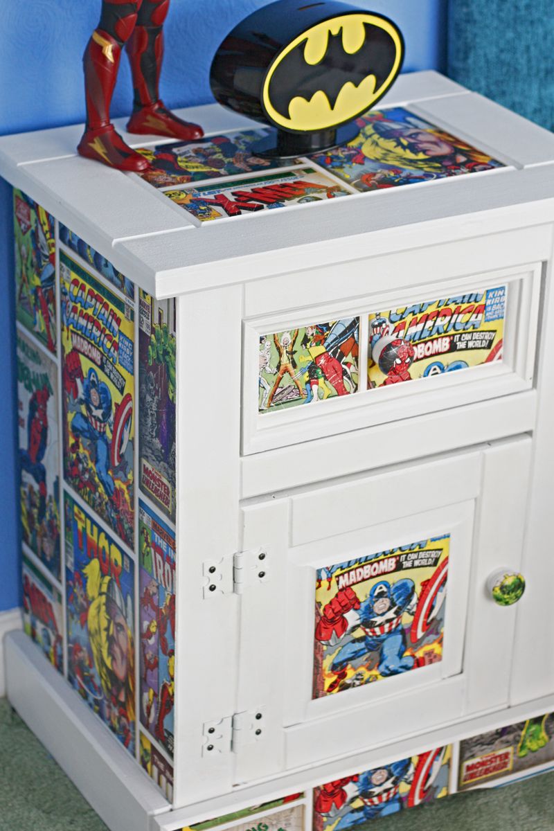 Comic Book Hero Nightstand