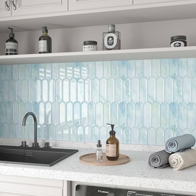 Vinyl Stick-On Backsplash
