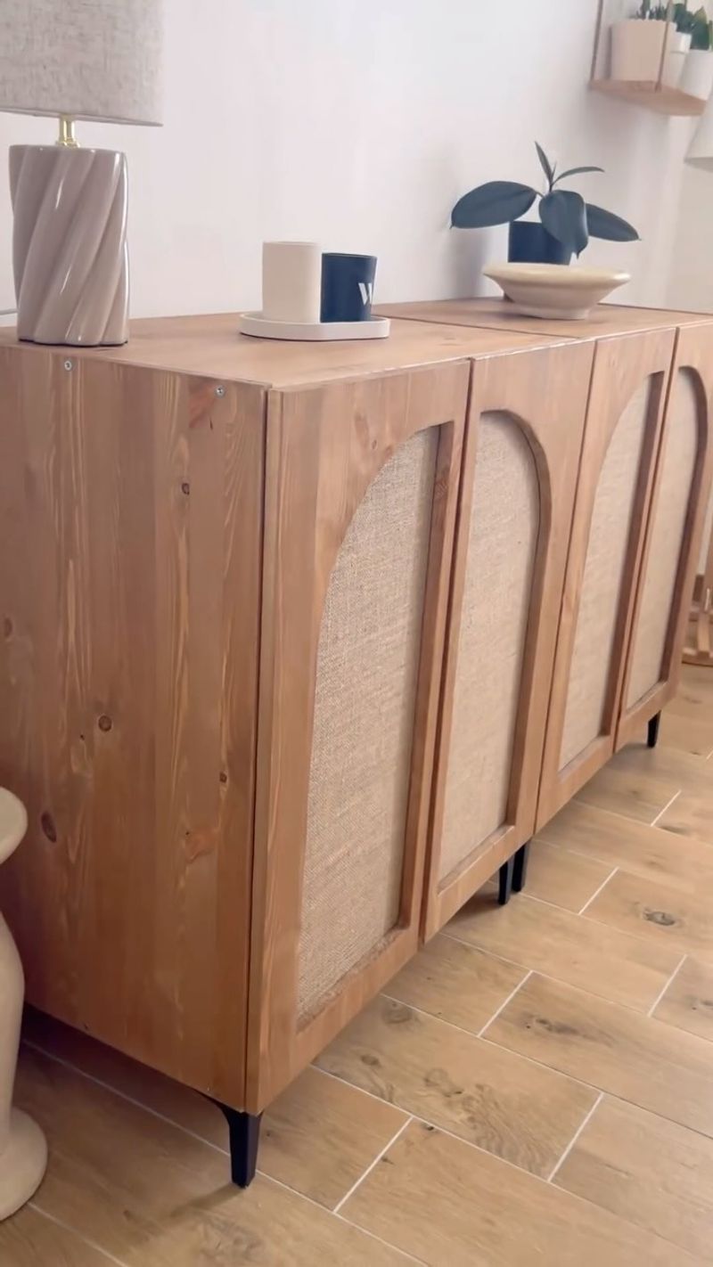Arched IVAR Cabinet Makeover