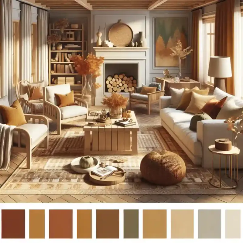 Earth-Tone Wall Color Pairings