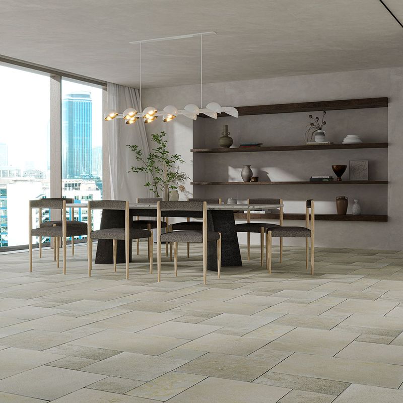 Opt For Oversized Tile Patterns