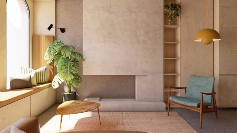 Plaster Walls Add Subtle Texture