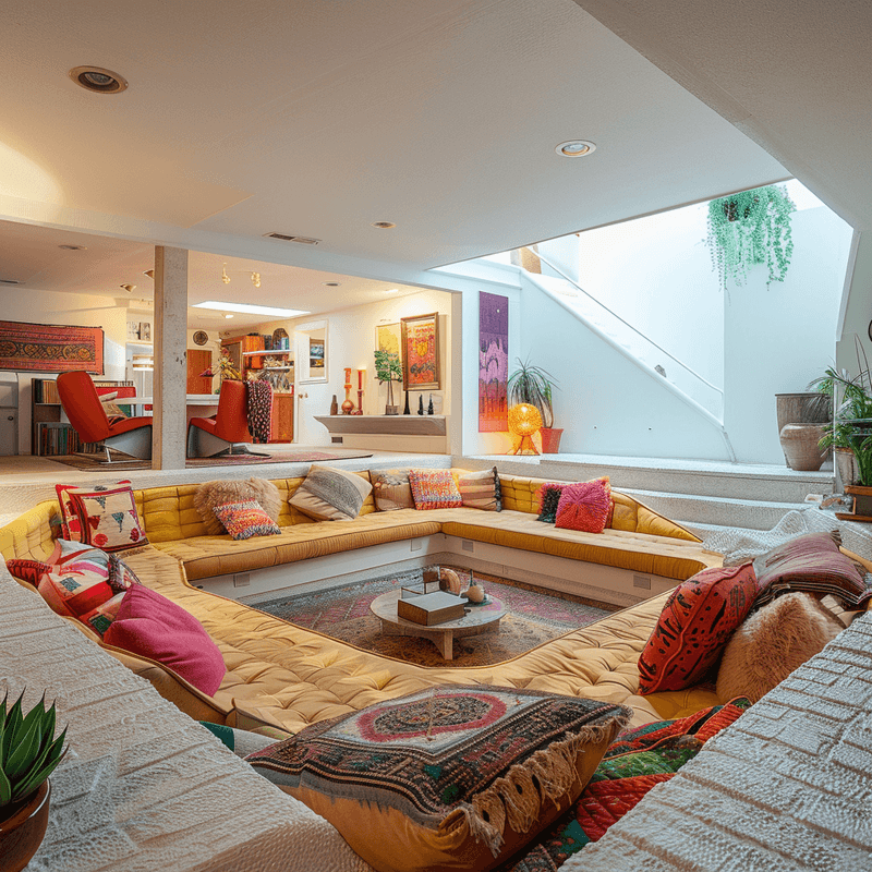 Sunken Living Rooms