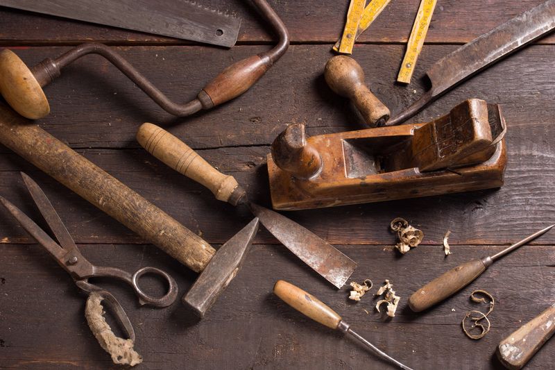 Convert Old Tools into Industrial Decor