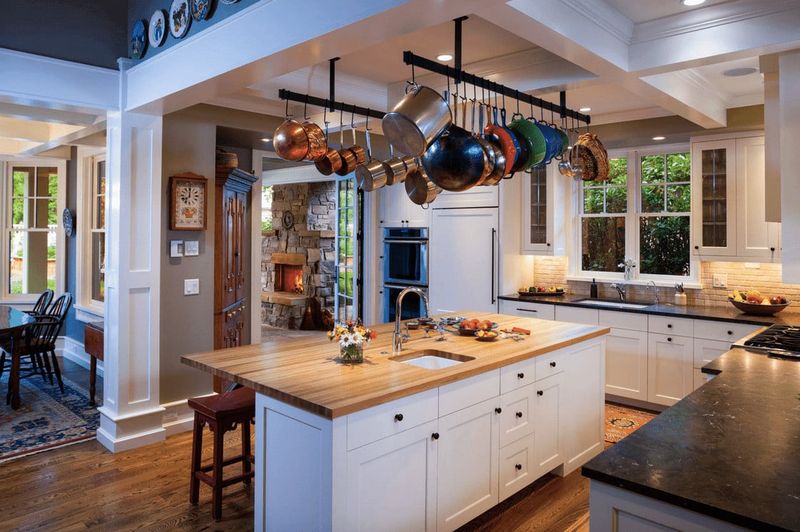 Ceiling-Mounted Pot Racks